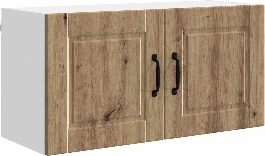 vidaXL Dulap de bucătărie cu raft Stejar Artizanal 80 x 31 x 40 cm