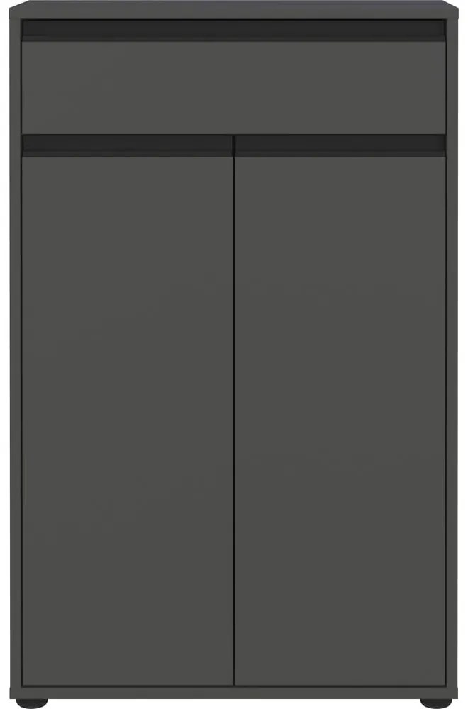 Dulap de baie gri antracit înalt 63x98 cm Lemont – Germania