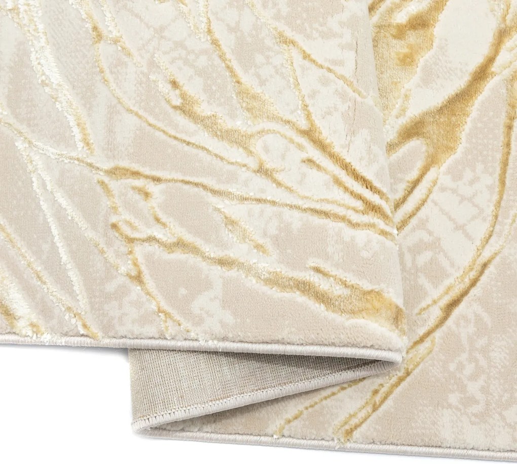 Covor Modern Living , Dormitor Dreptunghiular Elif F353A Crem Gold (Alege dimensiunea: 100 x 200)