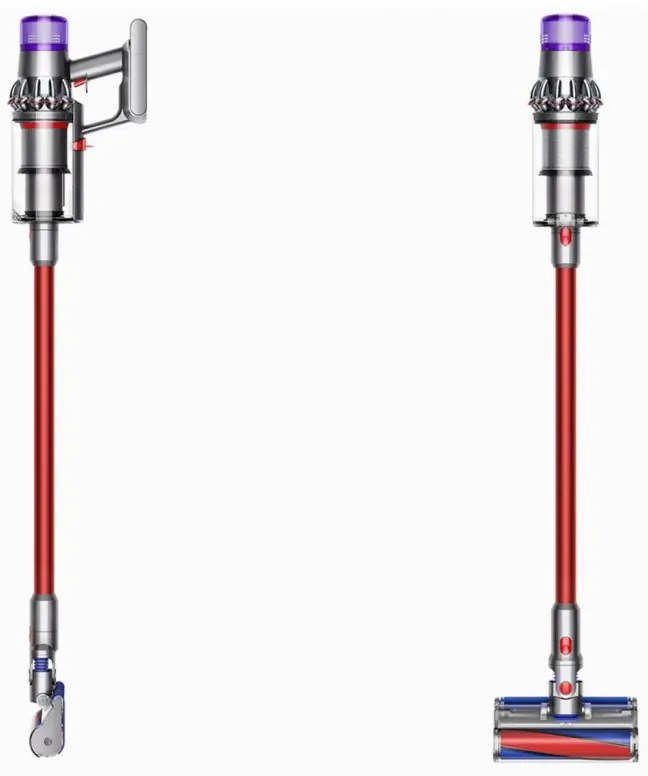 Dyson V11 Fluffy 476550-01 2in1, 185AW, 0.54 litri, 125 000 rpm, Autonomie 60 min, 3 moduri, LCD, Nichel/negru.