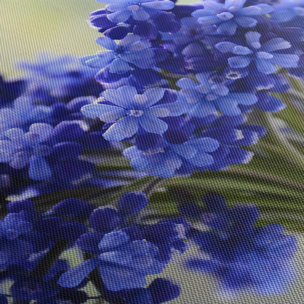 Tablou buchet cu flori albastre (70x50 cm)