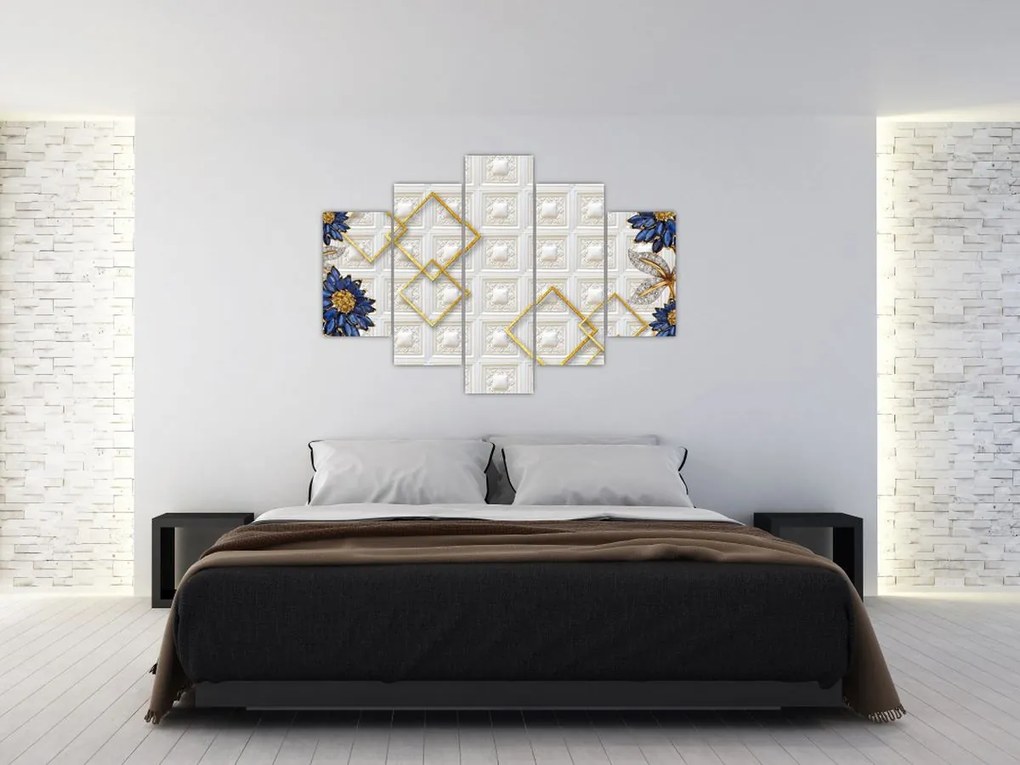 Tablou - Flori de diamant (150x105 cm)