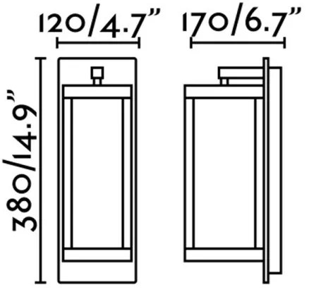 FARO 74453 - LED Aplică perete exterior KERALA LED/13W/230V IP54