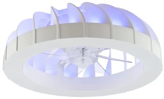 Ventilator LED RGBW de tavan cu lumină Brilliant FANORA LED/30W/230V + telecomandă