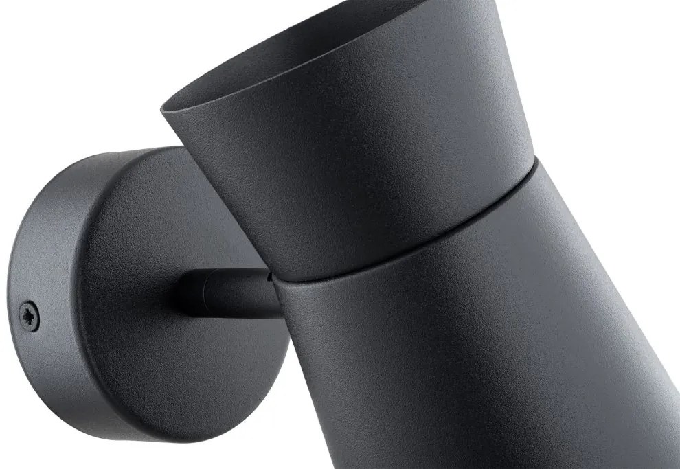 Aplica de perete design minimalist, Otel, Negru, LORD