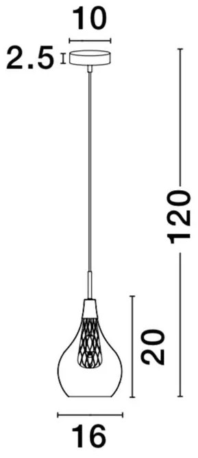 Pendul design modern 16cm Filo NVL-1500202811