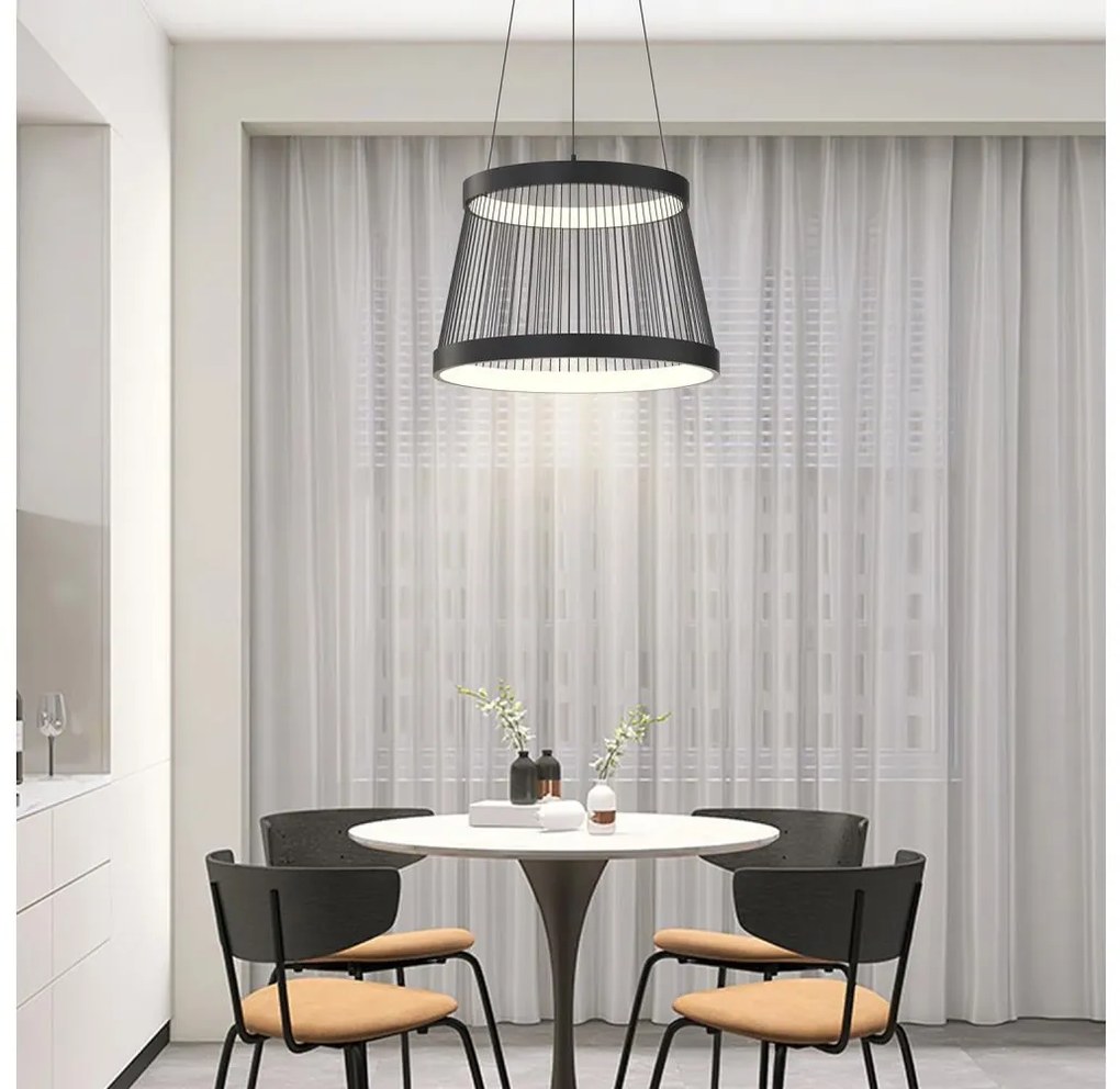 Lustră LED pe cablu ONLI MATE LED/40W/230V 4000K negru