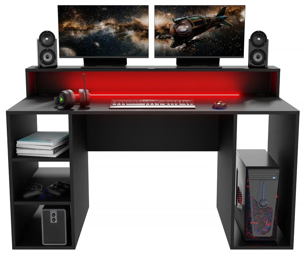 Masă PC gaming Endechor (Negru). 1054994
