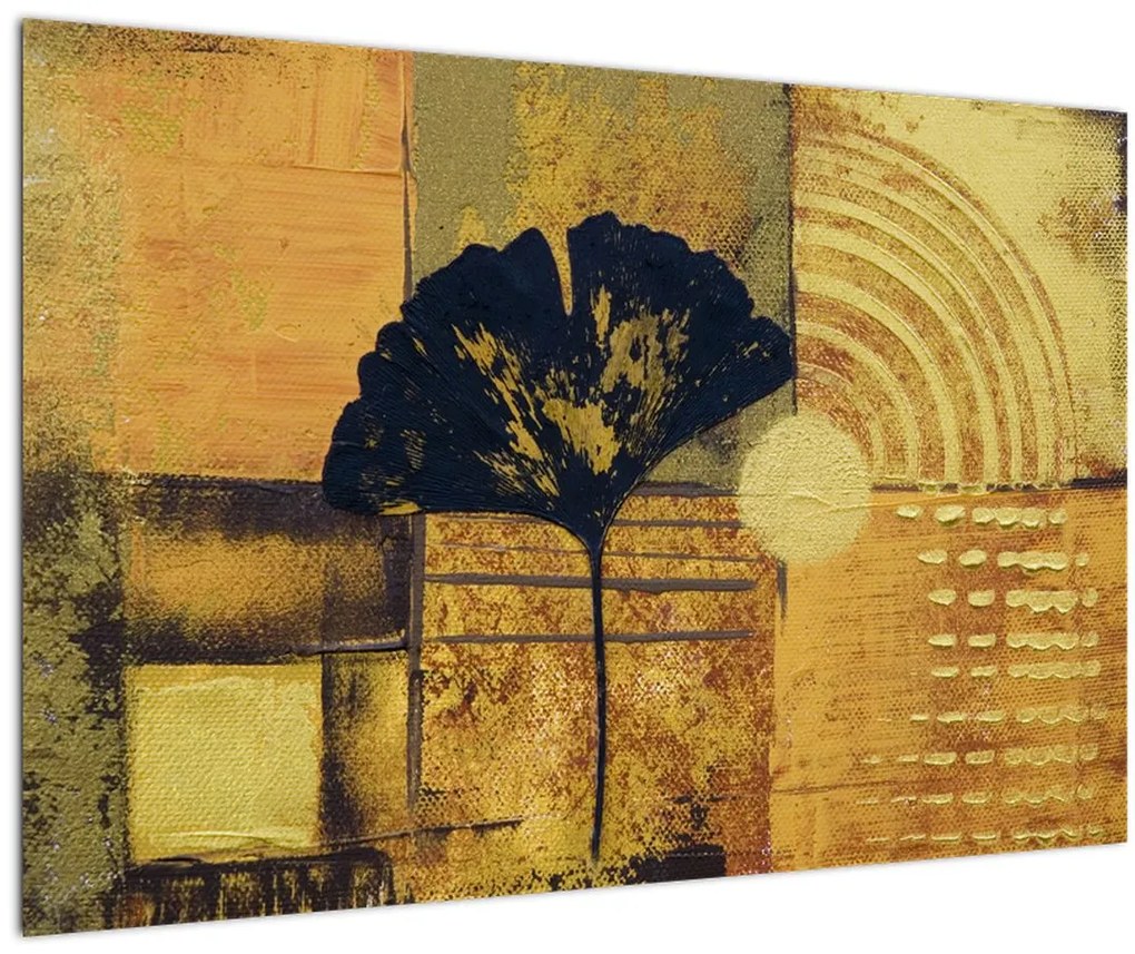 Tablou - Frunza ginkgo (90x60 cm)