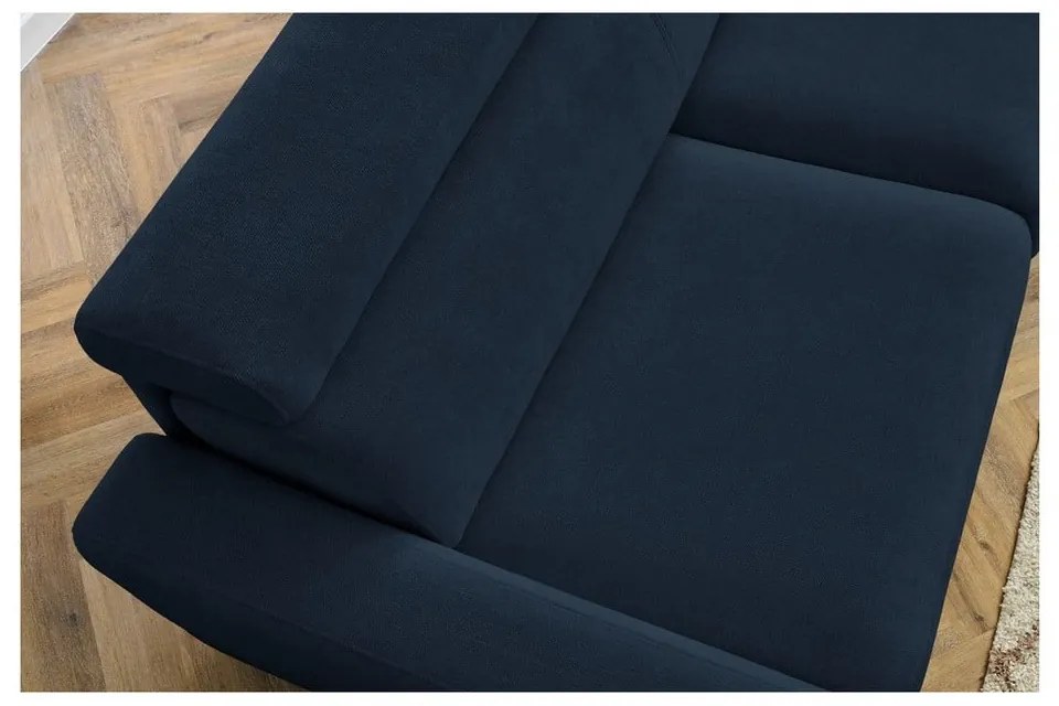 Canapea albastru-închis extensibilă 195 cm Monaco – Bobochic Paris