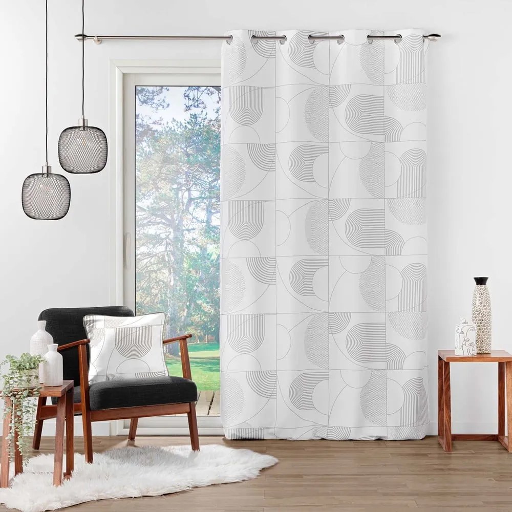 Draperie albă 140x280 cm Esquisse – douceur d'intérieur