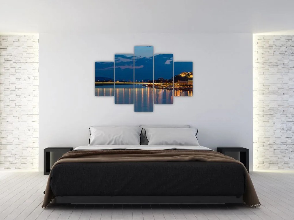 Tablou cu Bratislava și palat (150x105 cm)