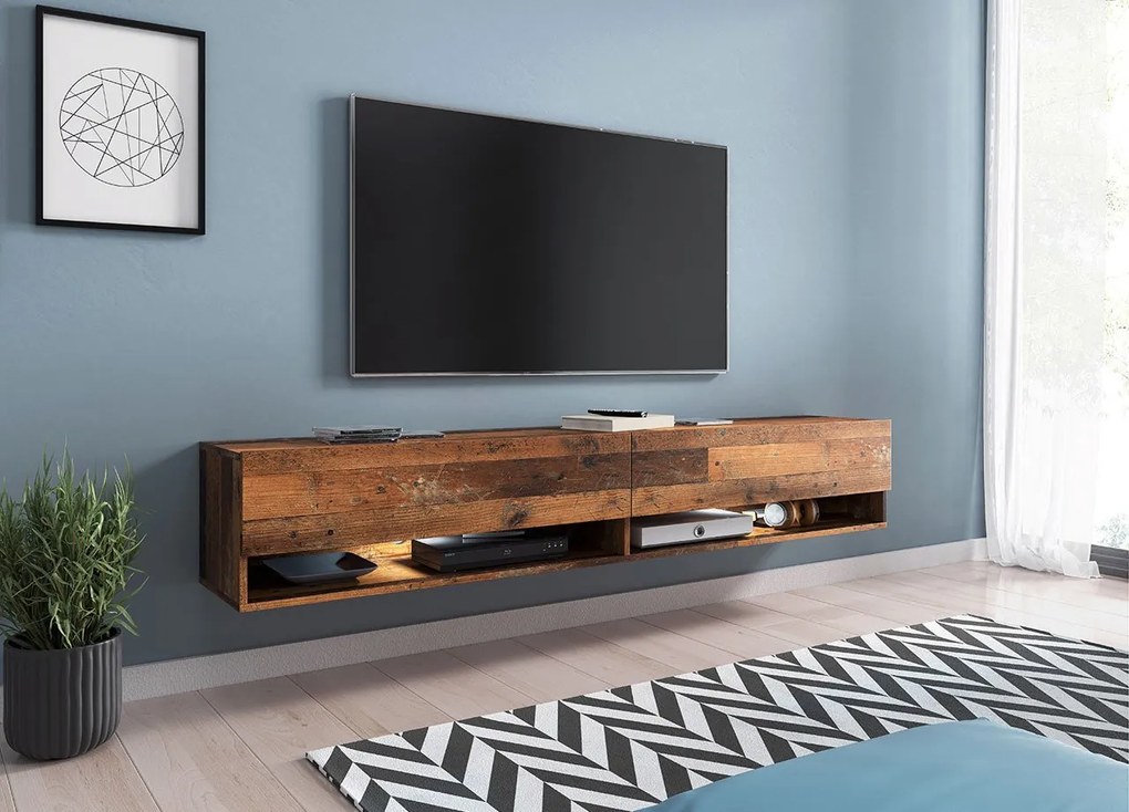 Masă TV/Dulap Aldesia 180 (old style) (iluminat LED rgb color). 1053719