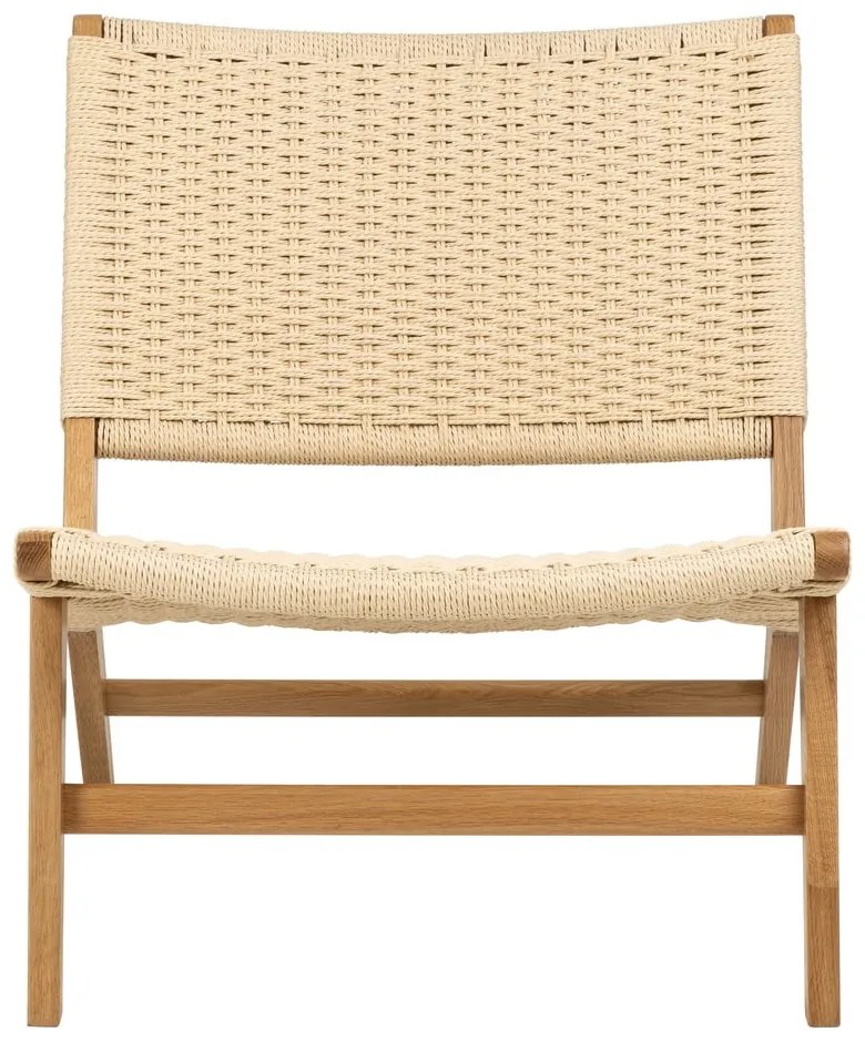 Fotoliu în culoare naturală țesut Carson – Actona