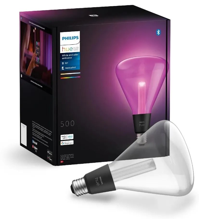 Bec LED RGBW dimabil Philips Hue White And Color Ambiance E27/6,8W/230V