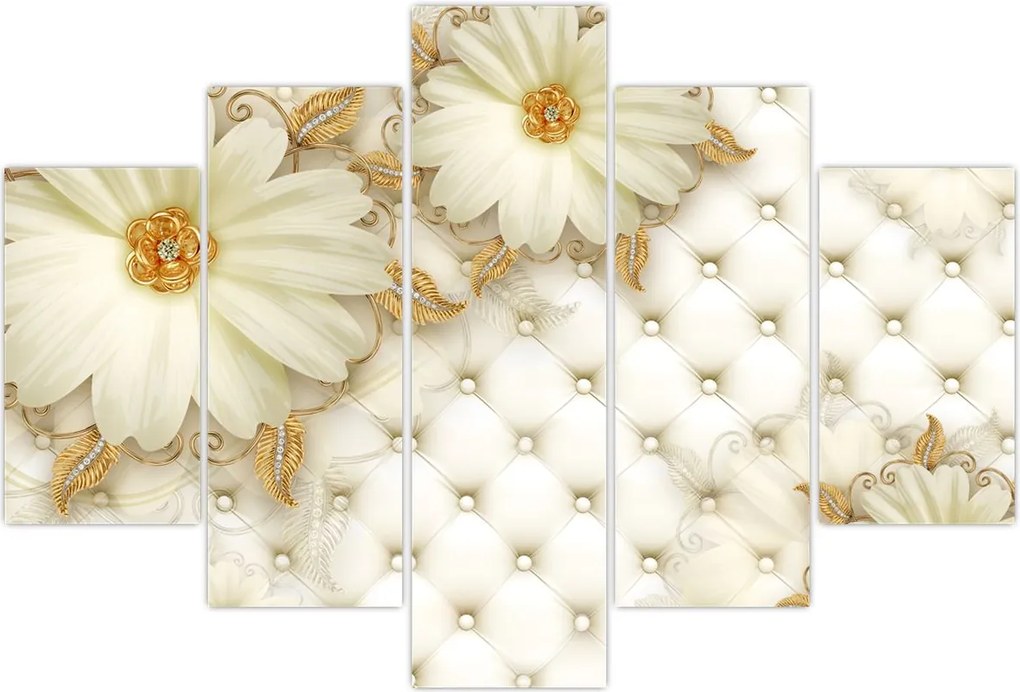 Tablou - Colaj auriu (150x105 cm)