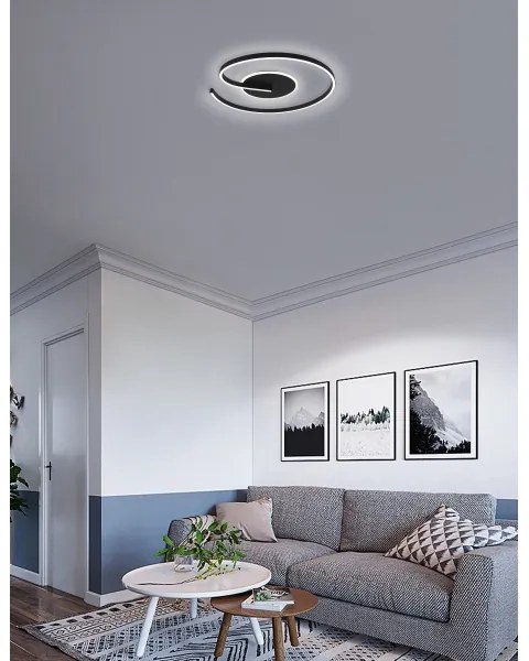 Brilagi - Plafonieră LED reglabilă SPIRAL LED/56W/230V 3000/4000/6000K + telecomandă