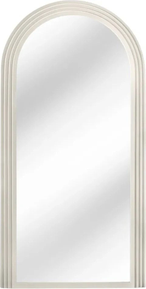 Oglinda de perete decorativa Art Deco 160cm, alb