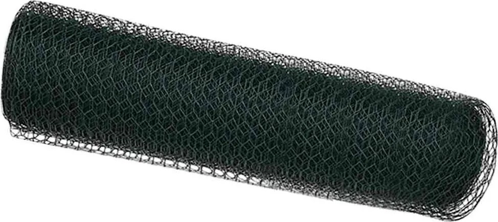 vidaXL Gard hexagonal Verde 0,8 x 100 m PVC