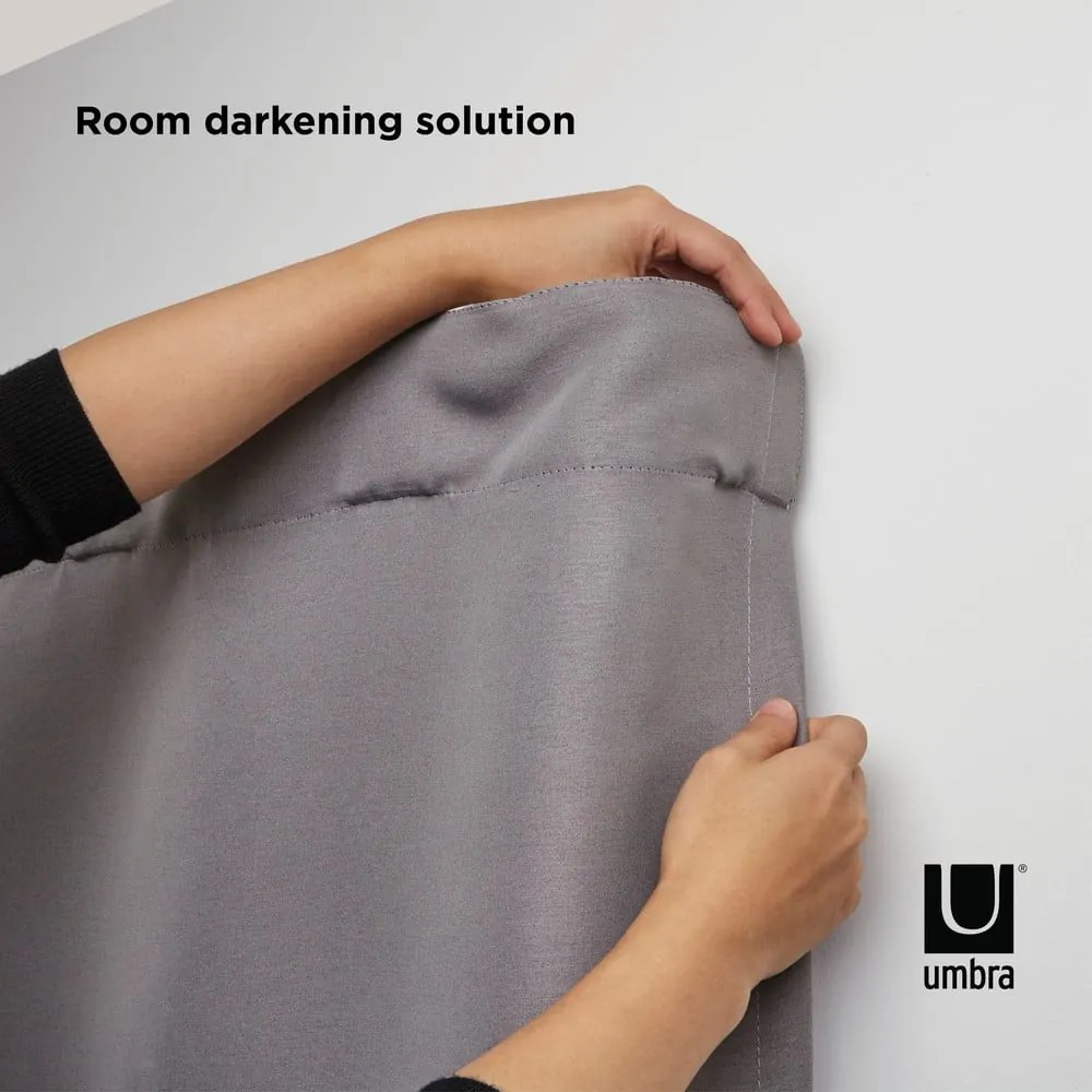 Galerie de perdea extensibilă 122-224 cm din oțel Twilight – Umbra