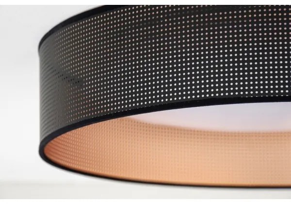 Plafonieră LED Duolla ROLLER LED/24W/230V d. 45 cm negru/cupru