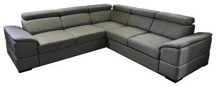 Colțar extensibil universal cu spațiu de depozitare GRANADA, gri închis