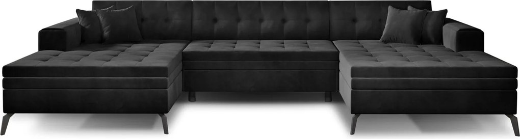 Colțar lemn masiv Formă U Extensibil Verti 350x170cm Personalizabil - Lukso 10