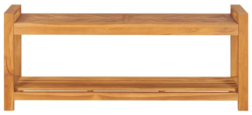325276 vidaXL Bancă, 120 cm, lemn masiv de tec