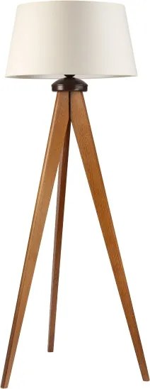 Lampadar AIDA 1xE27/15W/230V stejar/crem