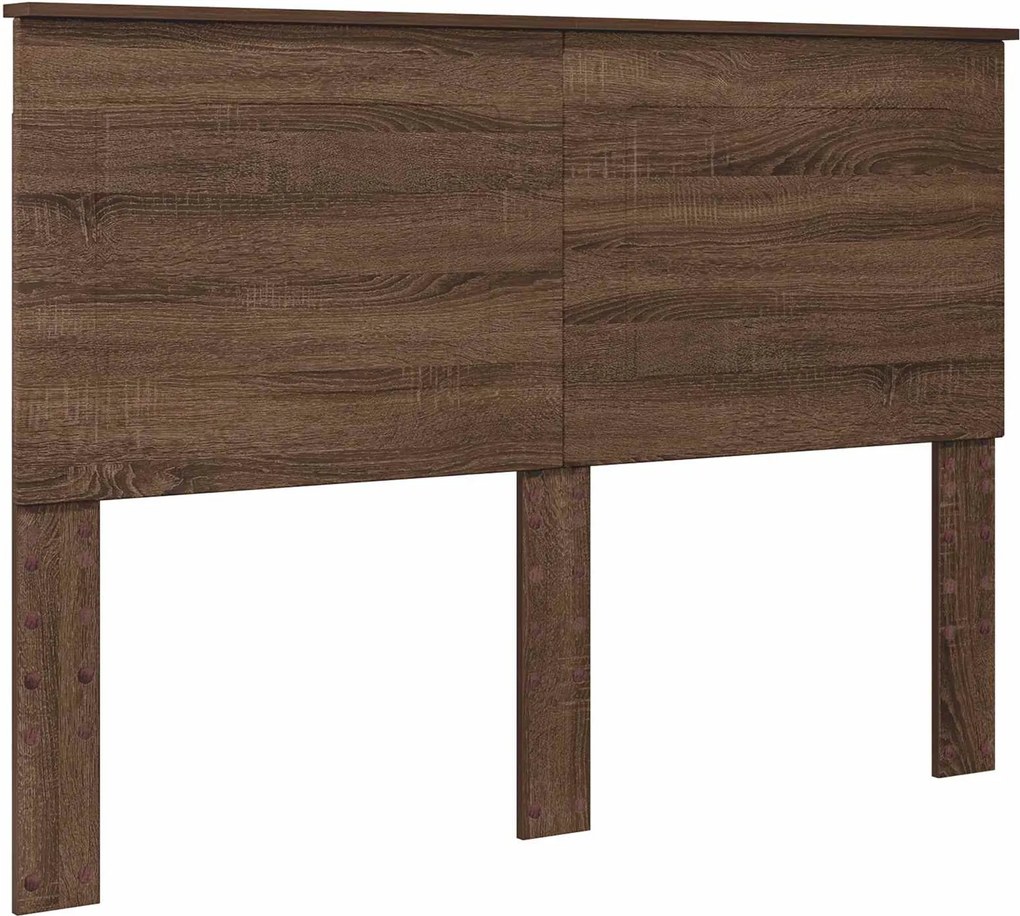 vidaXL Tăblie cap Stejar maro Lemn prelucrat