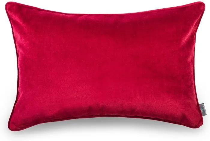 Față de pernă roșie WeLoveBeds Elegant Burgundy, 40 x 60 cm