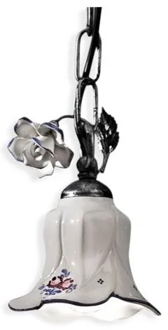 Pendul cu flori ceramice in stilul clasic Florentin PISA