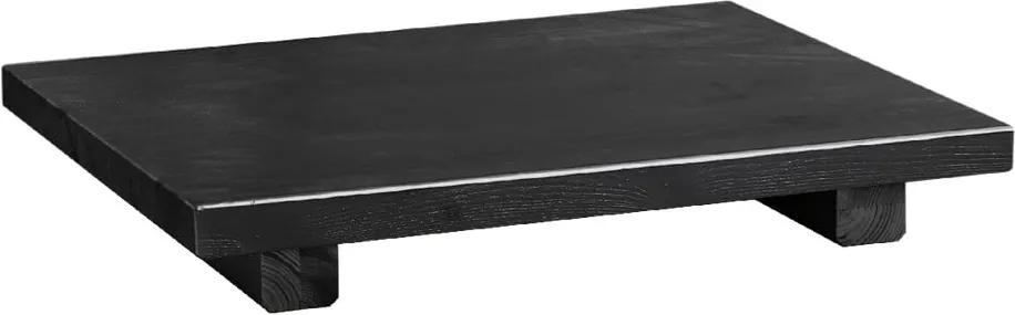 Set 2 noptiere din lemn de pin Karup Design Dock Sidetable Black, negru