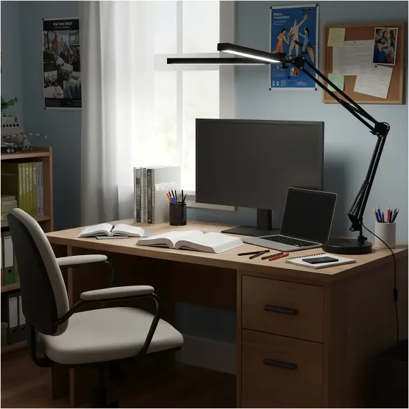 Brilagi - Lampă de birou LED reglabilă VARIO LED/15W/230V 3000-6000K neagră