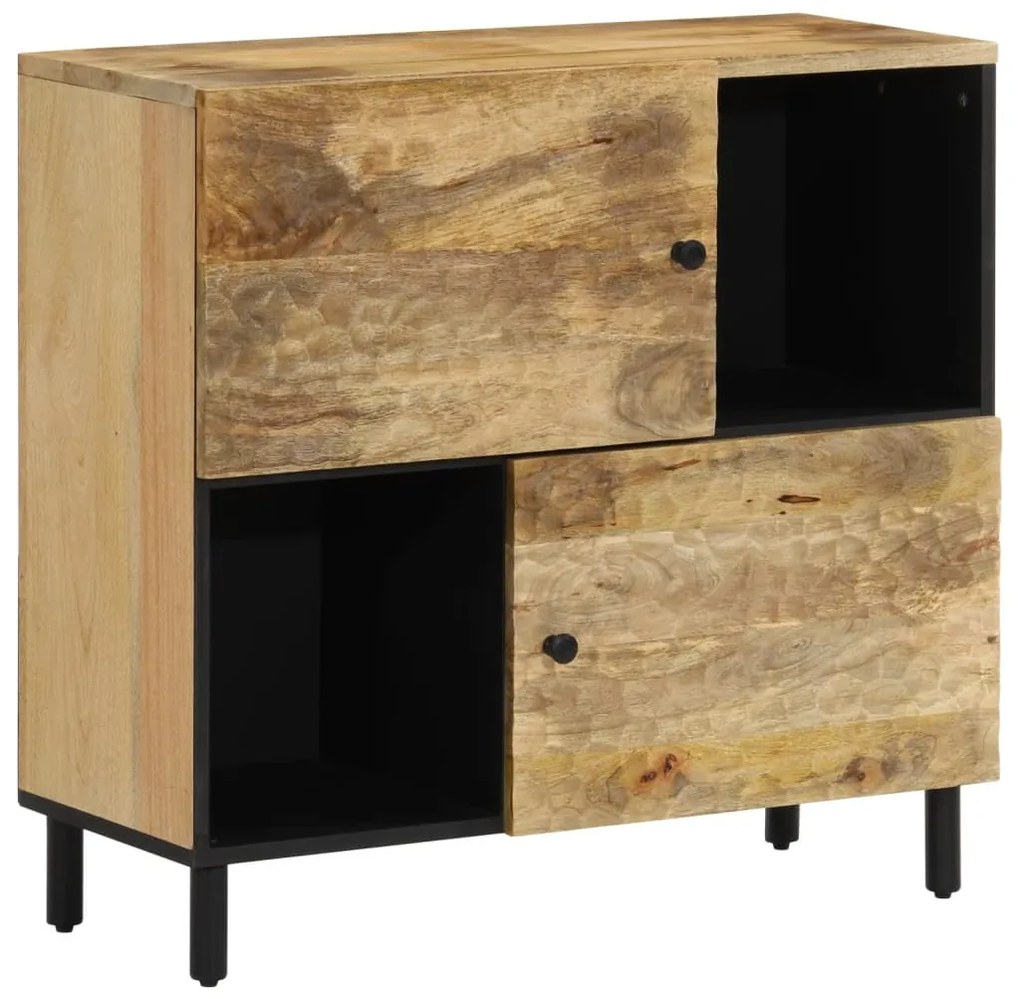 vidaXL Dulap lateral, 80x33x75 cm, lemn masiv de mango