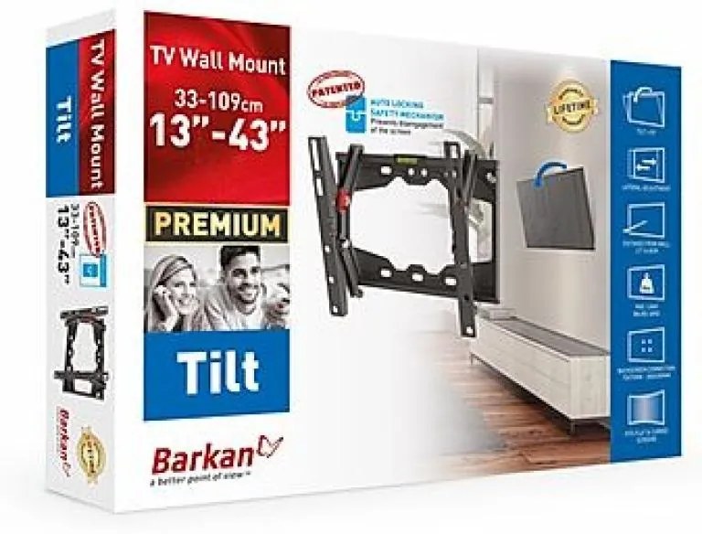 Suport TV perete Barkan fix 19"-39 40kg