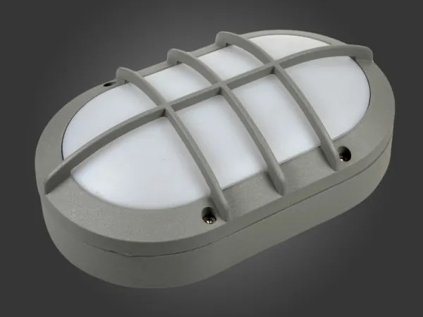 Aplică de perete LED pentru exterior FRAY LED/8W/230V IP54 gri