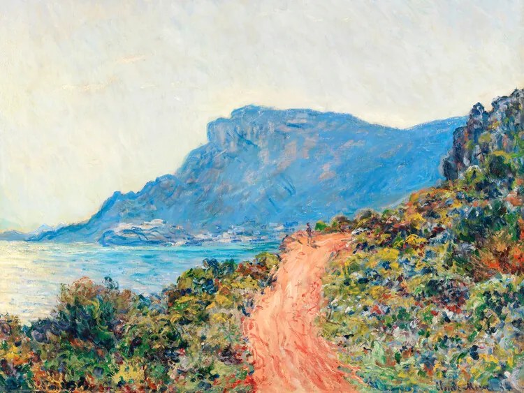 Reproducere The Corniche near Monaco, Claude Monet