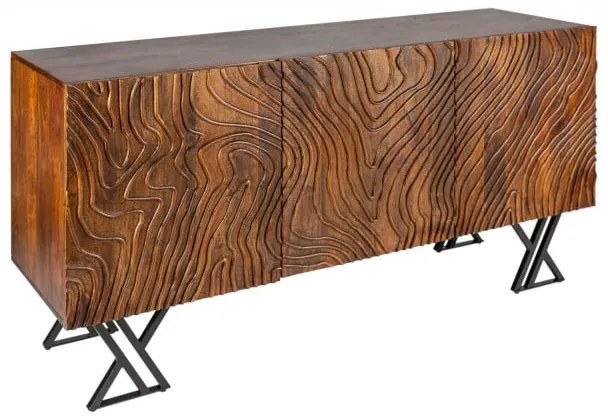 Bufet FLUID 160 cm 3D maro mango