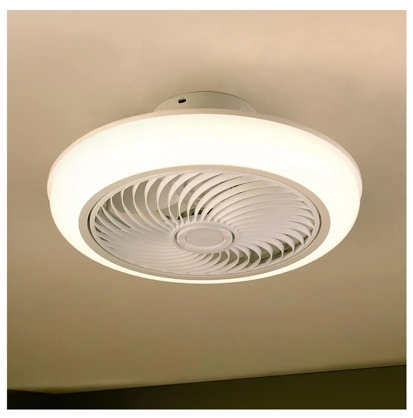 Brilagi-LED Lampă reglabilă cu ventilator LED/30W/230V 3000-6500K alb+DO