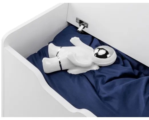 Container depozitare pentru copii PABIS 50x60 cm alb/albastru