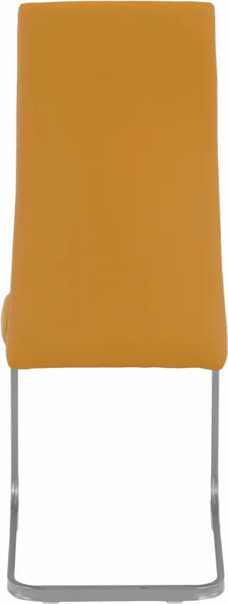 Scaun dining, muştar / gri, NOBATA
