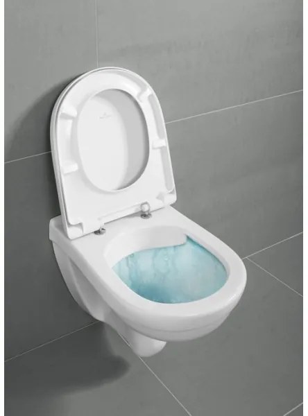 Villeroy & Boch O.NOVO 5660HR01 - Vas WC suspendat cu capac SoftClose, ceramică/albă