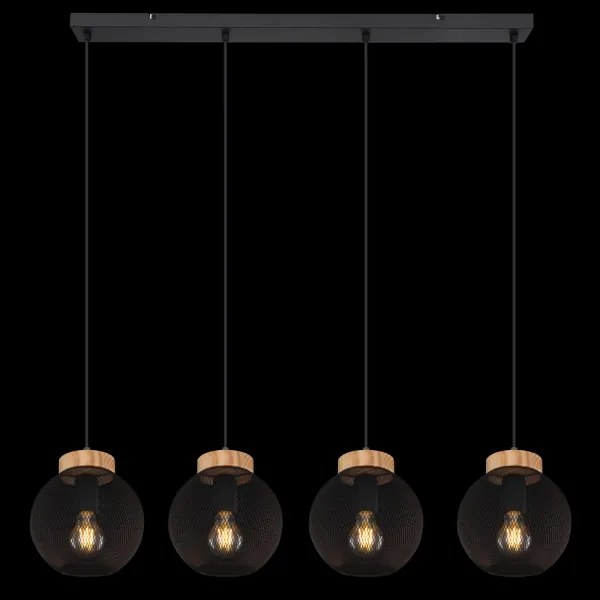 Globo 15663-4H - Lustru suspendat pe cablu PABLO 4xE27/40W/230V