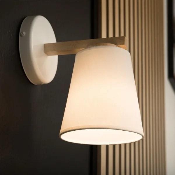 Aplica de perete ELLIE 1xE27/60W/230V albă