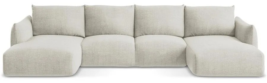 Colțar bej extensibil (în formă de "U") Leila – Makamii