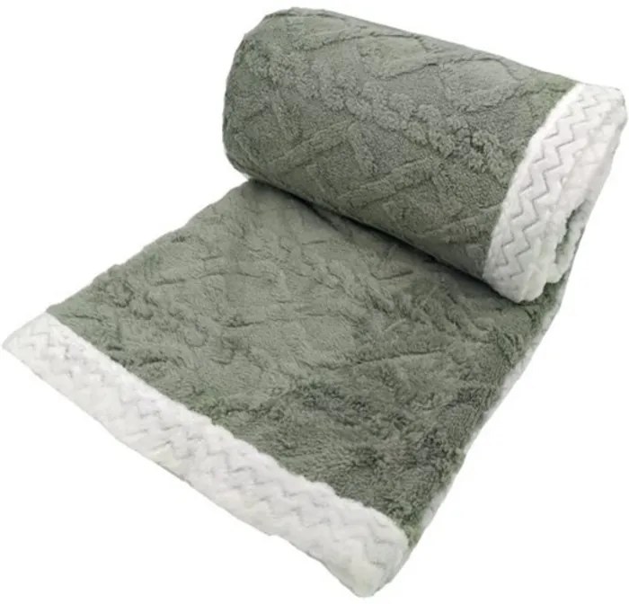 Pătură din lână Island Olivia, 150 x 200 cm