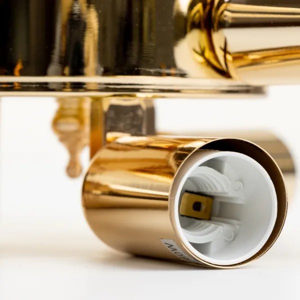 Lustră de cristal aplicată Brilagi CRYSTAL 6xE14/60W/230V auriu