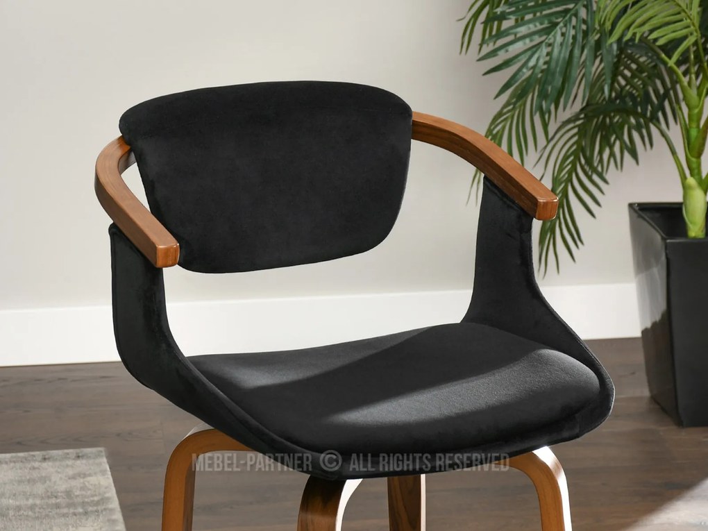 Scaun Max K (negru + nuc). 1111150