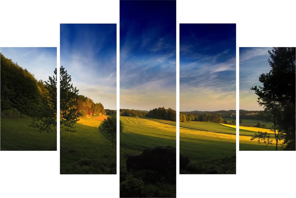 Tablou - Lunca de munte (150x105 cm)